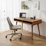 Mobenta Slot Desk | Masif Çalışma & Laptop Masası, 2 Gözlü Depolama - 120 Cm, Tk - 120x60x78 - Çam