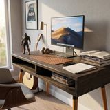 Mobenta Slot Desk: Masif Çalışma & Laptop Masası 2 Gözlü Depolama - 120x60 CV