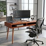 Mobenta Slot Desk: Masif Çalışma ve Laptop Masası 2 Gözlü Depolama - 120x60 Bk Çok Renkli