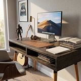 Mobenta Slot Desk: Masif Çalışma ve Laptop Masası 2 Gözlü Depolama - 120x60 Cv Çok Renkli