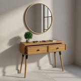 Mobenta Stria Entry: Modern Masif Dresuar 2 Çekmeceli Antre Konsolu - 120x31.5 TK