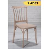 Mobetto 2 Adet Violet Cappucino Pratik Sandalye / Balkon-Bahçe-Mutfak - Renkli