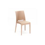 MOBETTO 4 Adet Rattan Cappucino Sandalye / Balkon-bahçe-teras