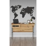 MOBETTO Arya 120x59 Cm Çalışma Masası Bilgisayar Masası Ofis Ders Yemek Masası Atlantik Çam&Siyah