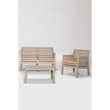 Mobetto Lara / 2 1 S Bahçe Takımı Balkon - Bahçe - Teras Mobilyası / Cappucino