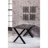MOBETTO Matrix Maxima Bendir Mermer Desen 85x130 Mutfak Masası
