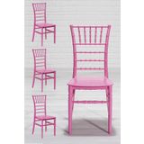 MOBETTO Soho Home Mutfak Sandalyesi 4 Adet-pembe
