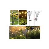 Mobgift 10 Led'li Güneş Enerjili Bahçe Çiti Aydınlatma Lamba (Sarı)