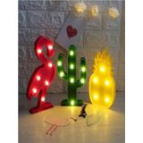 Mobgift 3D Led Işıklı Gece Lambası Flamingo Kaktüs Ananas Led Lamba