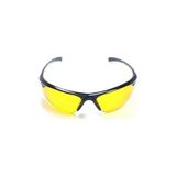 Mobgift Anti Far Yarım Çerçeve Unisex Gece Görüş Gözlüğü - Sarı