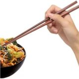 Mobgift Bambu Ahşap Çin Çubukları - Bamboo Chopsticks - 10 Çift