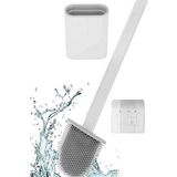 Mobgift Bükülebilir Silikon Tuvalet Banyo Fırçası
