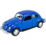 Mobgift Büyük Boy Uzun Model Metal Vosvos Çek Bırak Oyuncak Araba (Mavi)