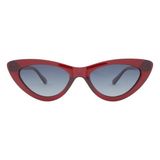 Mobgift Cat Eye Retro Güneş Gözlüğü (Bordo)