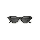 Mobgift Cat Eye Retro Güneş Gözlüğü (Siyah)