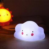 Mobgift Dekoratif 3D Bulut Tasarımlı Led Işıklı Gece Lambası Pembe Bulut