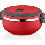 Mobgift Freshbox Tek Katlı Sefer Tası Yemek Termosu - Kırmızı - 1 Katlı