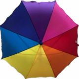 Mobgift Gökkuşağı Baston Çocuk Şemsiyesi (Rengarenk)