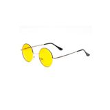 Mobgift John Lennon Güneş Gözlüğü Yuvarlak Sarı Camlı