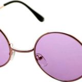 Mobgift John Lennon Model Gözlük Mor