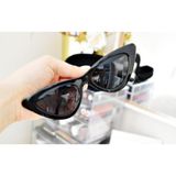 Mobgift Kadın Cat Eye Model Siyah Kadın Güneş Gözlüğü