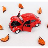 Mobgift Kişiye Özel Büyük Boy Uzun Model Metal Vosvos Çek Bırak Oyuncak Araba (Kırmızı) - Gri - Kırmızı