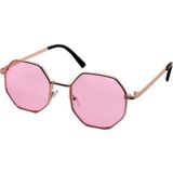 Mobgift Sekizgen Unisex Güneş Gözlüğü (Eflatun)
