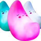 Mobgift Silikon Ay Gece Lambası Led Işıklı Hediyelik - Pembe