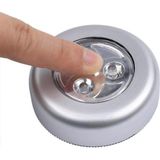Mobgift Spot Dokunmatik LED Işıklı Kablosuz Pilli Lamba (Gri)