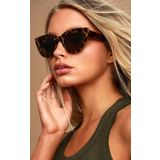 Mobgift Yuvarlak Cat Eye Model Güneş Gözlüğü Leopar