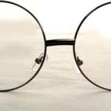 Mobgift Yuvarlak Harry Potter Gözlük - Siyah Çerçeve