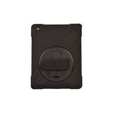 Mobify Apple iPad 6 Air 2 Tutma Bölmeli Tablet Defender Sert Silikon Kılıf - Siyah