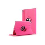 Mobify Apple iPad 9.7 2018 (6.nesil) Standlı 360 Dönebilen Tablet Kılıfı - Koyu Pembe