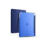 Mobify Apple iPad 9.7 2018 (6.nesil) Tri Folding Kalem Bölmeli Standlı Kılıf - Lacivert