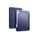 Mobify Apple iPad Mini 2021 (6.nesil) Tri Folding Kalem Bölmeli Standlı Kılıf - Lacivert