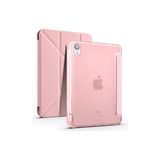 Mobify Apple iPad Mini 2021 (6.nesil) Tri Folding Kalem Bölmeli Standlı Kılıf - Rose