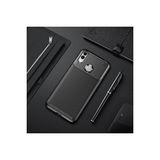 Mobify Honor 8c Kılıf Karbon Desenli Şık Tamia Premium Silikon Kapak - Siyah
