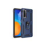 Mobify Huawei P Smart 2021 Kılıf Tam Koruma Çift Katmanlı Ibiza Sert Silikon Kapak - Mavi