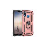 Mobify Huawei P20 Lite Kılıf Tam Koruma Çift Katmanlı Ibiza Sert Silikon Kapak - Rose