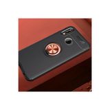 Mobify Huawei P20 Lite Kılıf Yüzüklü Sağlam Esnek Ringo Silikon Kapak - Siyah - Rose