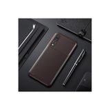 Mobify Huawei P20 Pro Kılıf Karbon Desenli Şık Tamia Premium Silikon Kapak - Kahverengi