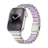 Mobify Mobil Aksesuarda Devrim Apple Watch 10 42Mm 7 Premium Metal Tokalı Yumuşak Konforlu Silikon Kordon 41Mm Krd-149