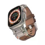 Mobify Mobil Aksesuarda Devrim Apple Watch 10 46Mm Krd114 Metal Başlıklı Şık Zarif Deri Kordon