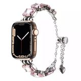 Mobify Mobil Aksesuarda Devrim Apple Watch 10 46Mm Krd115 Renkli Taş Tasarımlı Şık Konforlu Kordon
