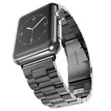 Mobify Mobil Aksesuarda Devrim Apple Watch 40Mm Katlanabilir Çelik Şık Sağlam Metal Kordon Yandan Klipsli Güvenli Tasarım Krd04