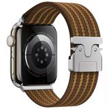 Mobify Mobil Aksesuarda Devrim Apple Watch 42Mm Hasır Naylon Örgülü Özel Toka Tasarımlı Şık Sağlam Metal Kordon Krd133