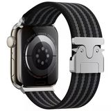 Mobify Mobil Aksesuarda Devrim Apple Watch 44Mm Hasır Naylon Örgülü Özel Toka Tasarımlı Şık Sağlam Metal Kordon Krd133