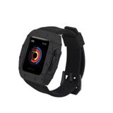Mobify Mobil Aksesuarda Devrim Apple Watch 44Mm Metal Gövdeli Şık Zarif Deri Kordon Krd65