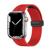 Mobify Mobil Aksesuarda Devrim Apple Watch 44Mm Metal Tokalı Esnek Yumuşak Konforlu Silikon Kordon Krd84