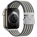 Mobify Mobil Aksesuarda Devrim Apple Watch 45Mm Hasır Naylon Örgülü Özel Toka Tasarımlı Şık Sağlam Metal Kordon Krd133